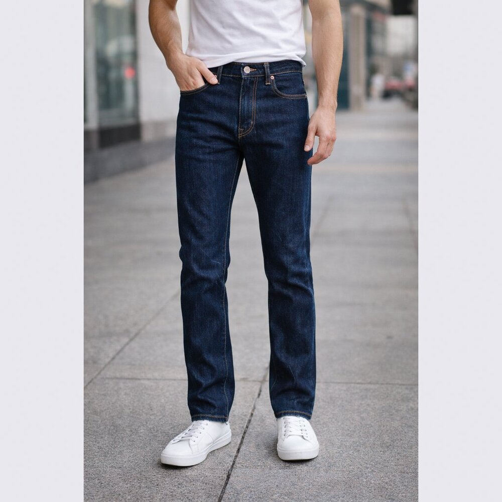 Levi’s 511 Slim Fit Jeans 30x30 Dark Wash Straight Leg Stretch Denim Mens